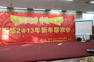 展开翅膀伴我飞翔——玉华2013年新年联欢会